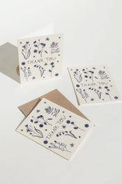 Indigo Flora Thank You Card