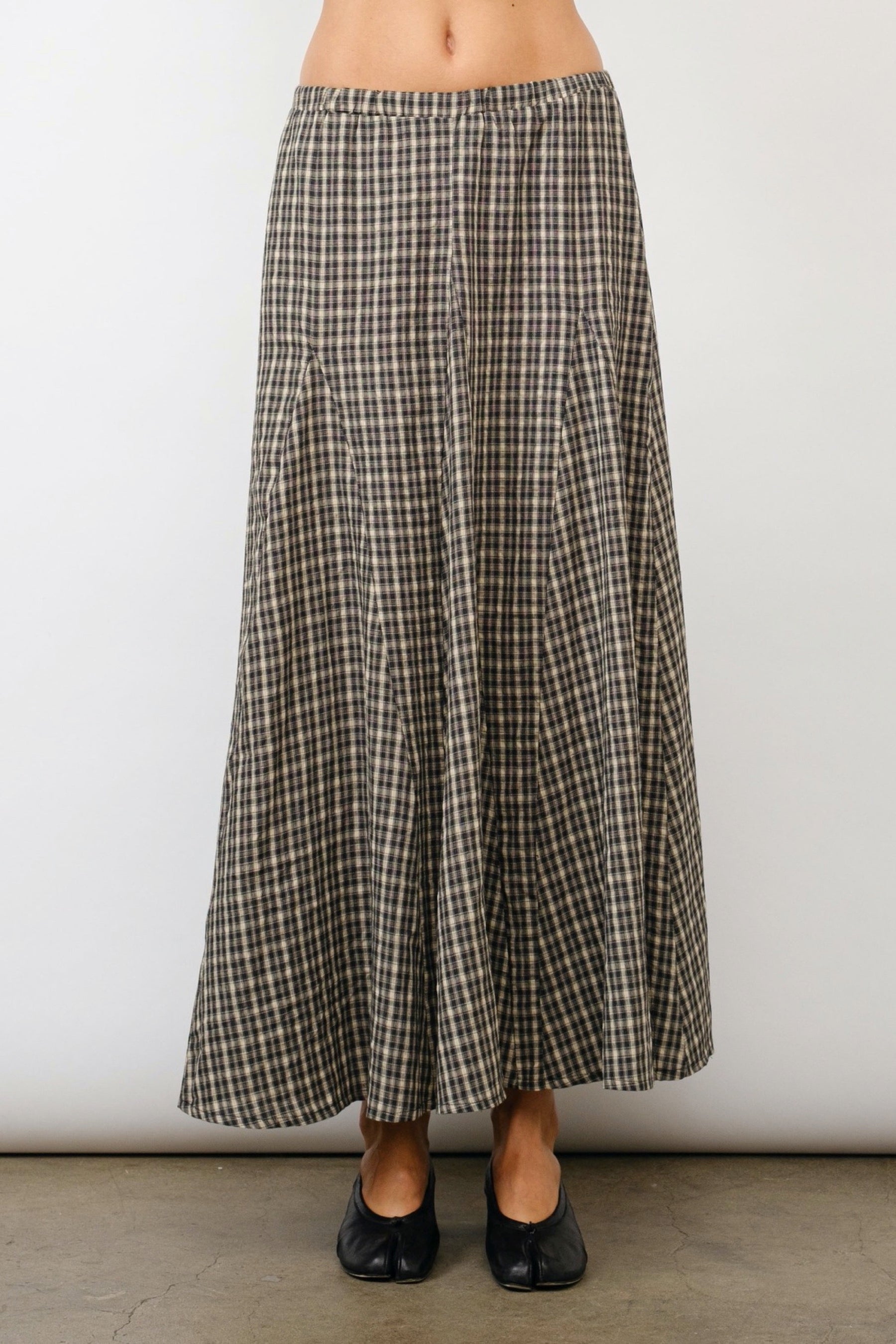 Plaid Lali Maxi Skirt