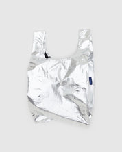 Baby Silver Metallic Baggu