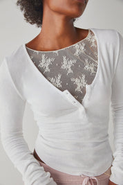 Ivory Keep It Basic Layering Top