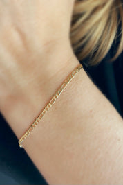 Gold Figaro Bracelet