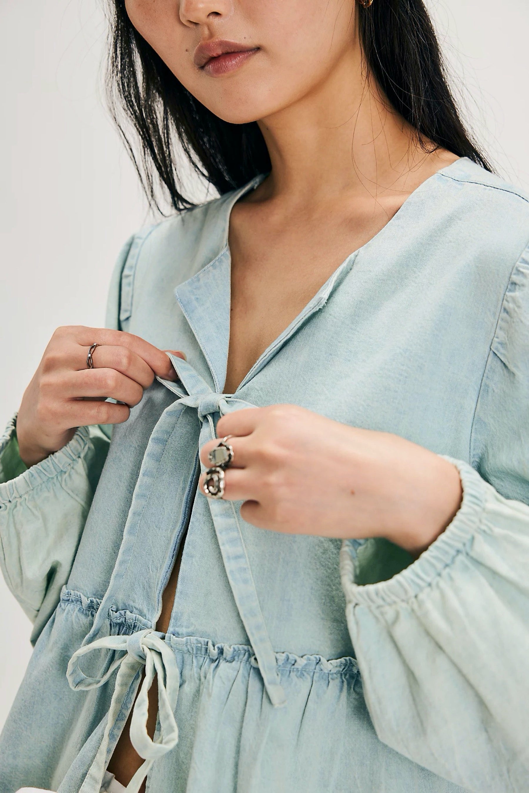 Denim Brunch Babe Top