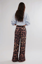 Leopard All Out Satin Pant