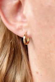 Gold Modern Hoops