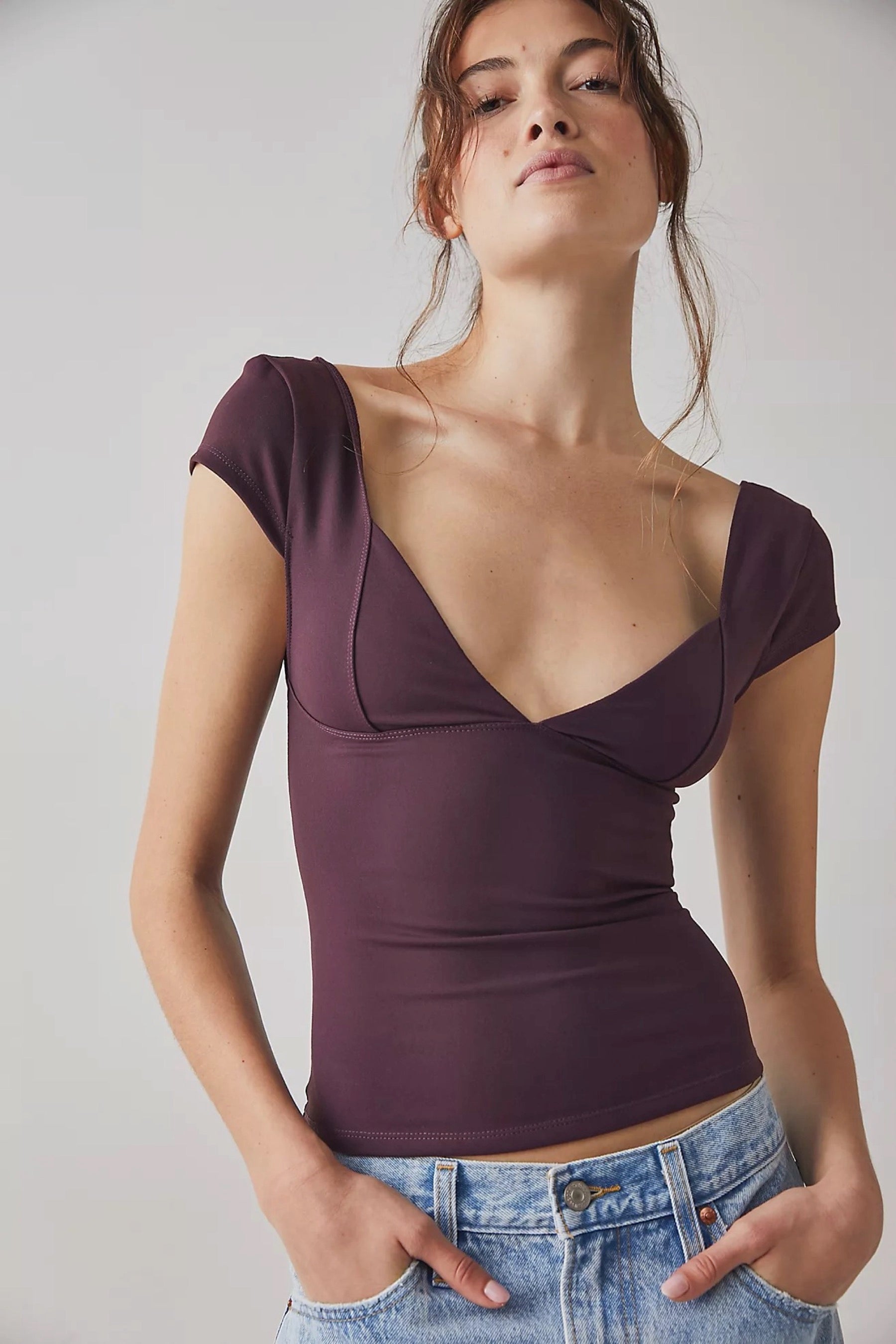 Vintage Grape Duo Corset Cami