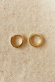 Gold Modern Hoops