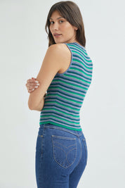 Grass Brandi Stripe Jane Tank