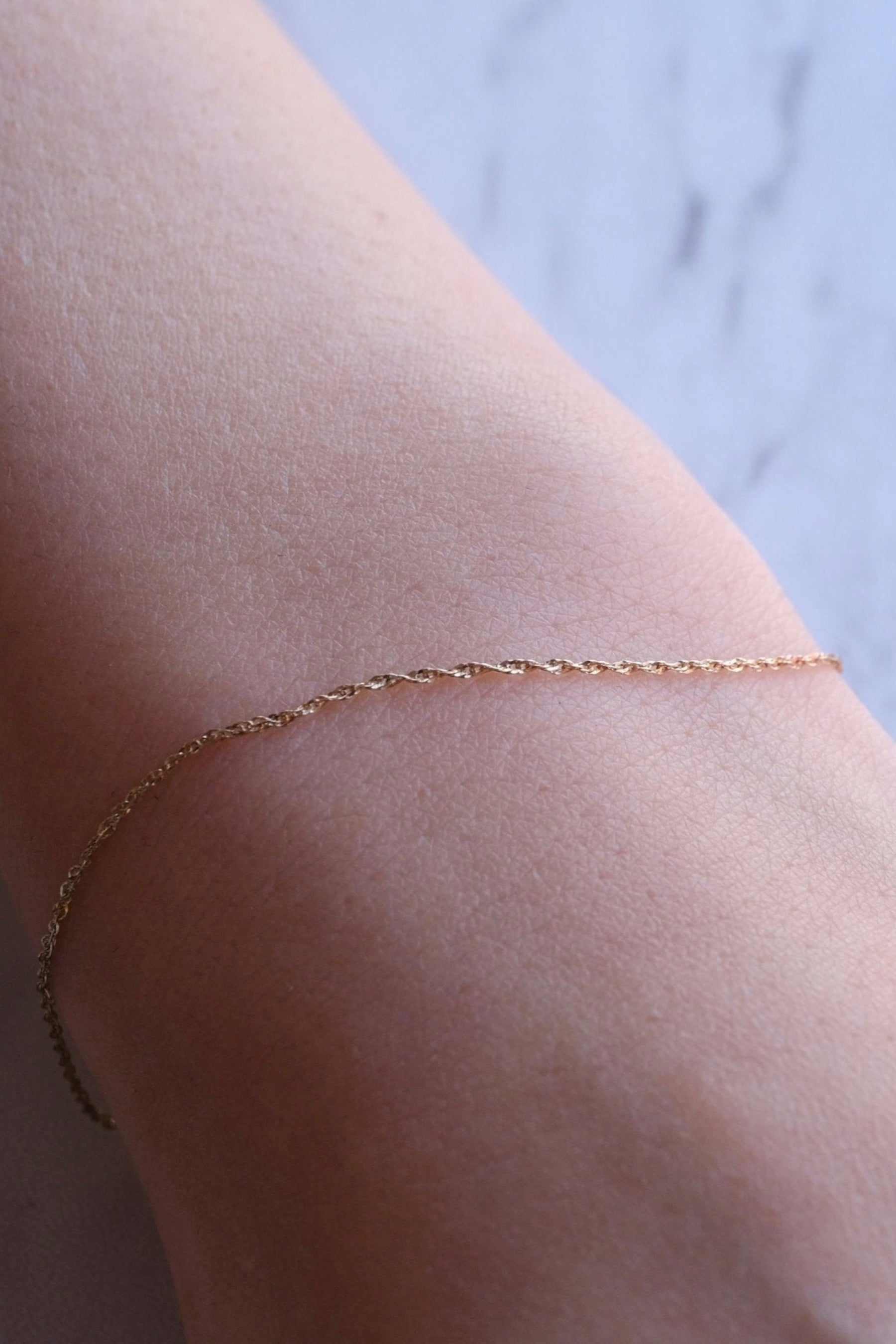 14k Gold Second Skin Bracelet