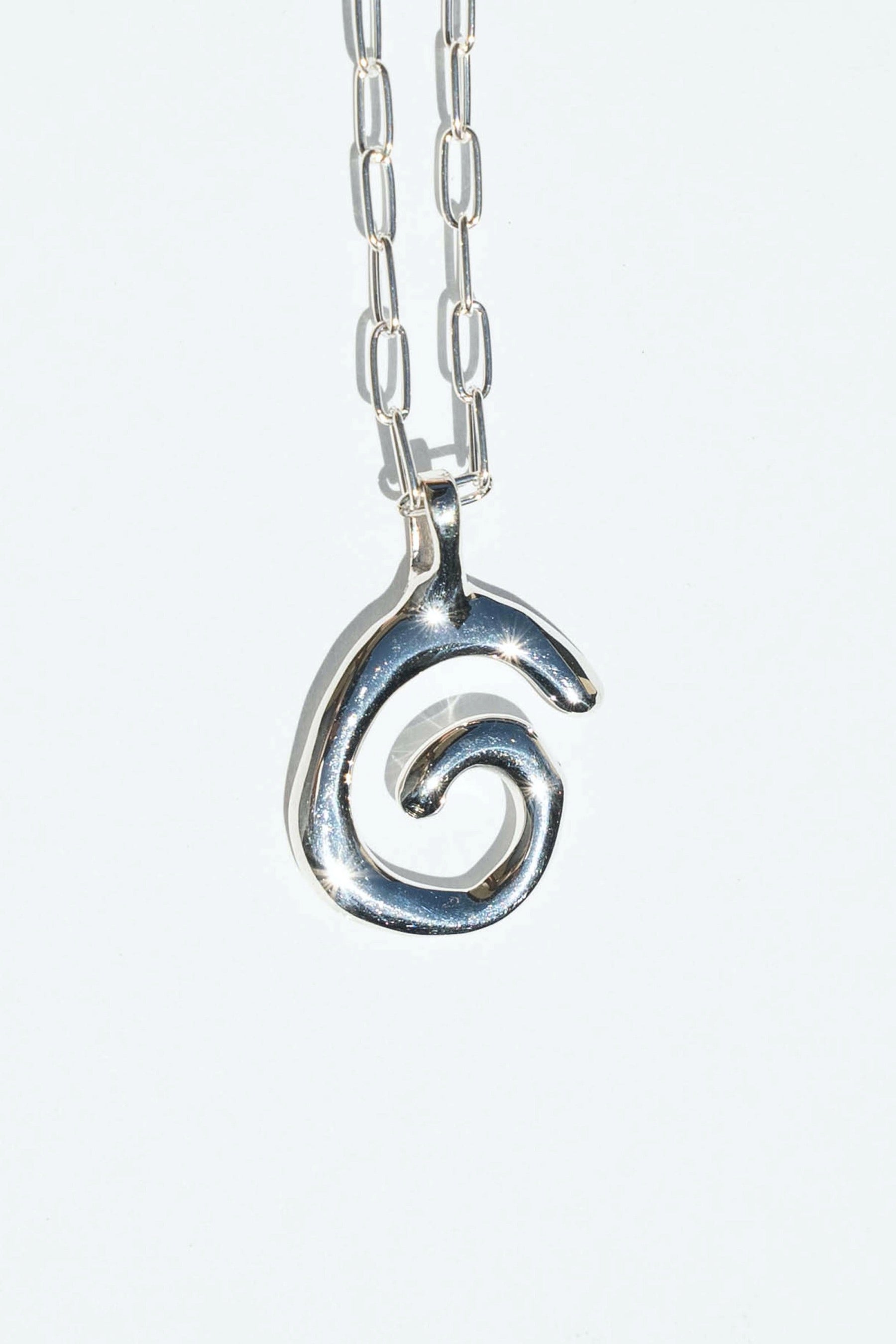 Silver Swirl Necklace