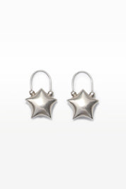 Silver Star Earrings