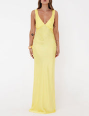 Meringue Sunset Strip Maxi Dress