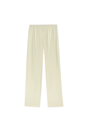 Creme Linen Simple Pant