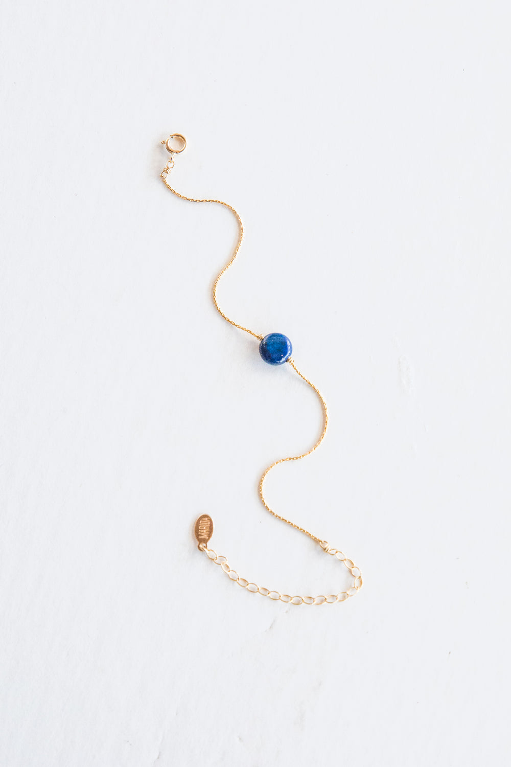 Gold Lapis Lazuli Itty Bitty Bracelet