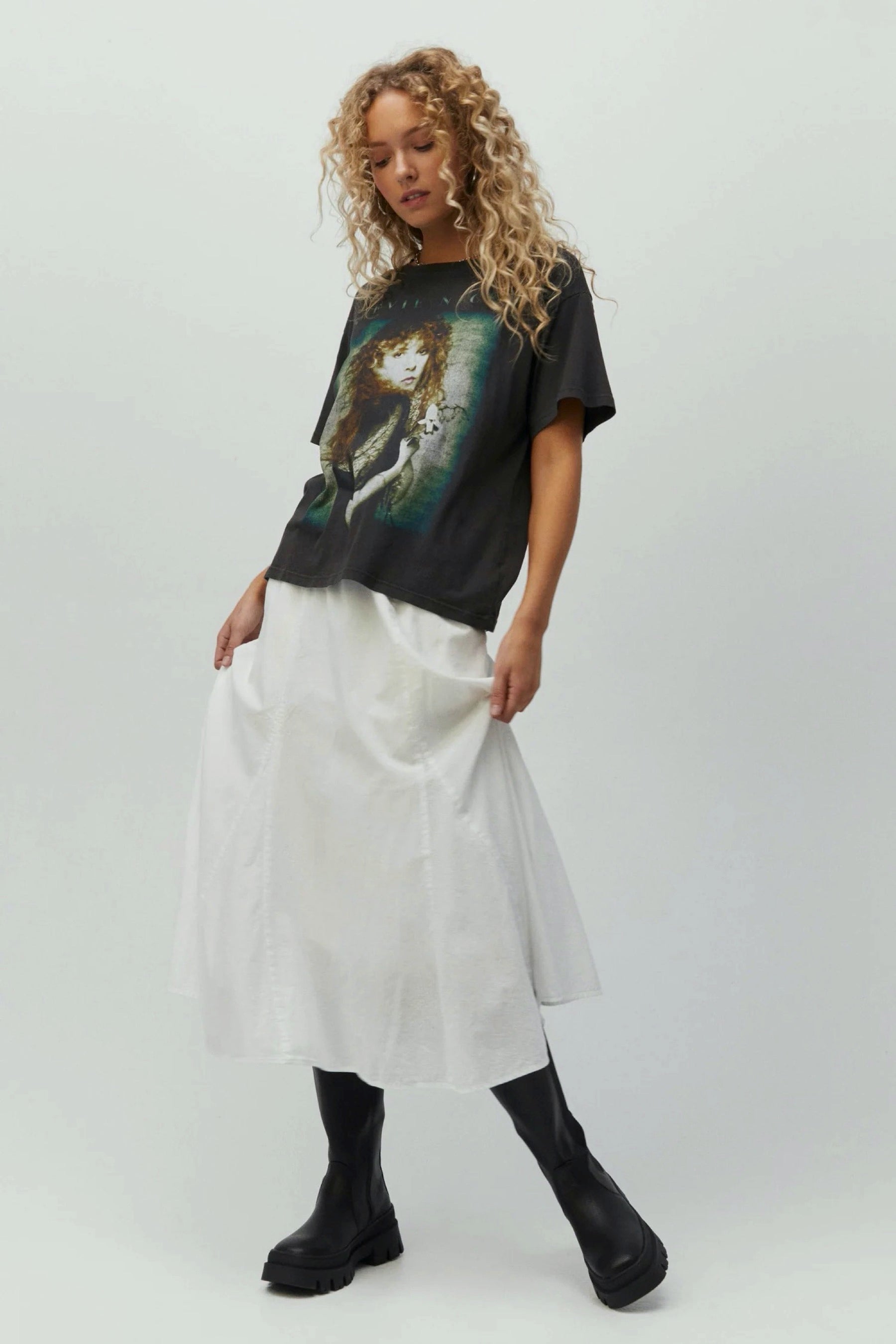 Stevie Nicks Photo Boyfriend Tee