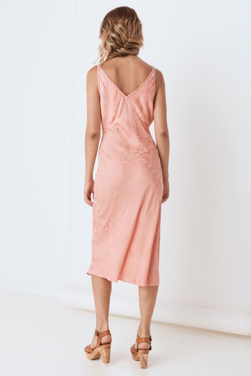 Coral Ocean Slip Dress