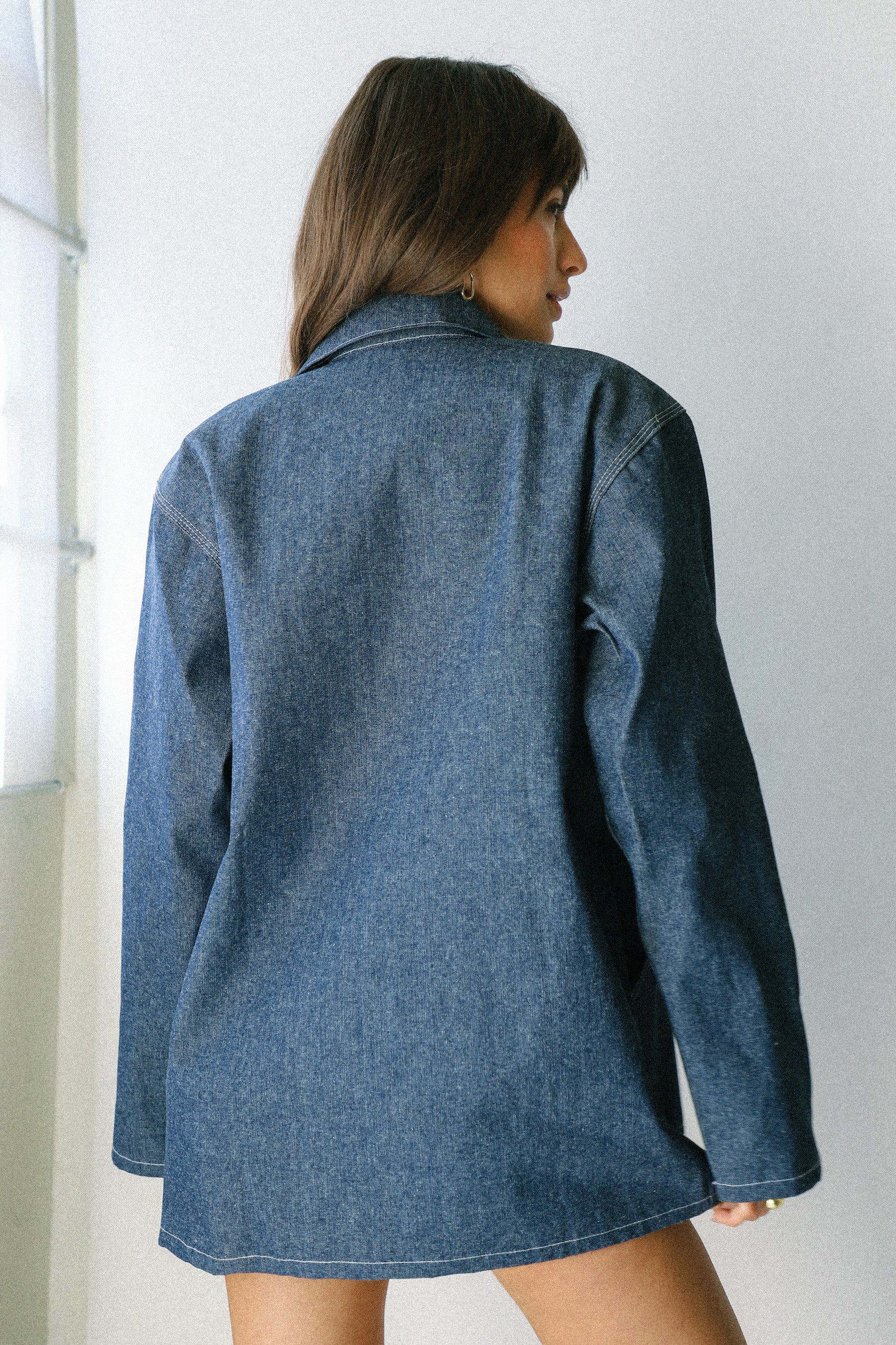 Medium Blue Shop Jacket