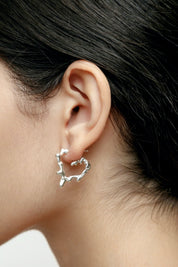 Small Silver Miriam Earrings