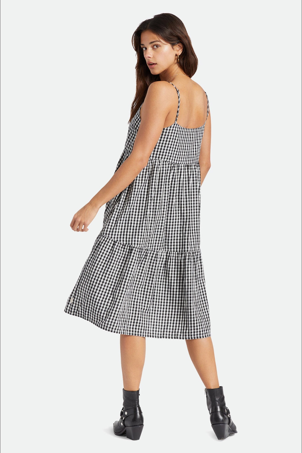 Black Gingham Dress