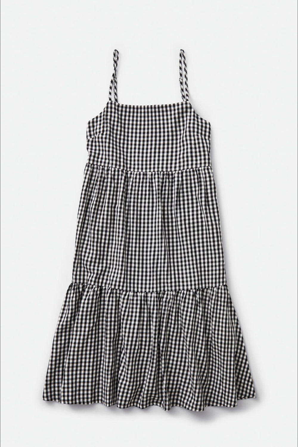 Black Gingham Dress